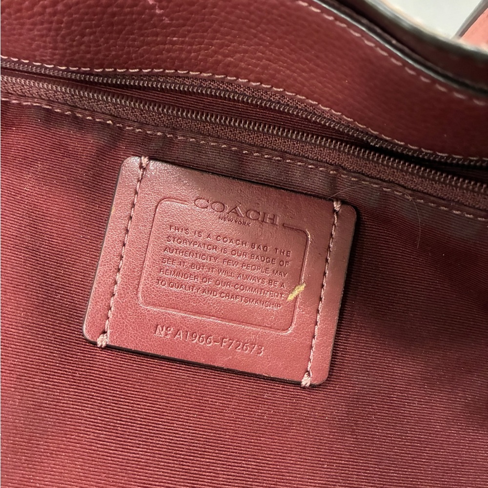 Coach Pink Women's tote Bag-preowned - Picture 10 of 13